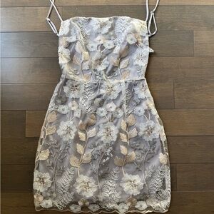 Lucy in the Sky Elegant Floral Lace Dress